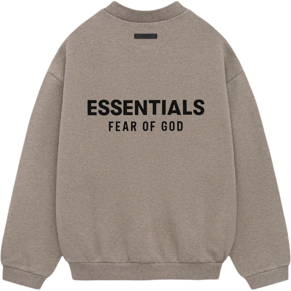 Fear of God Essentials FW24 Fleece Heather Grey Crewneck