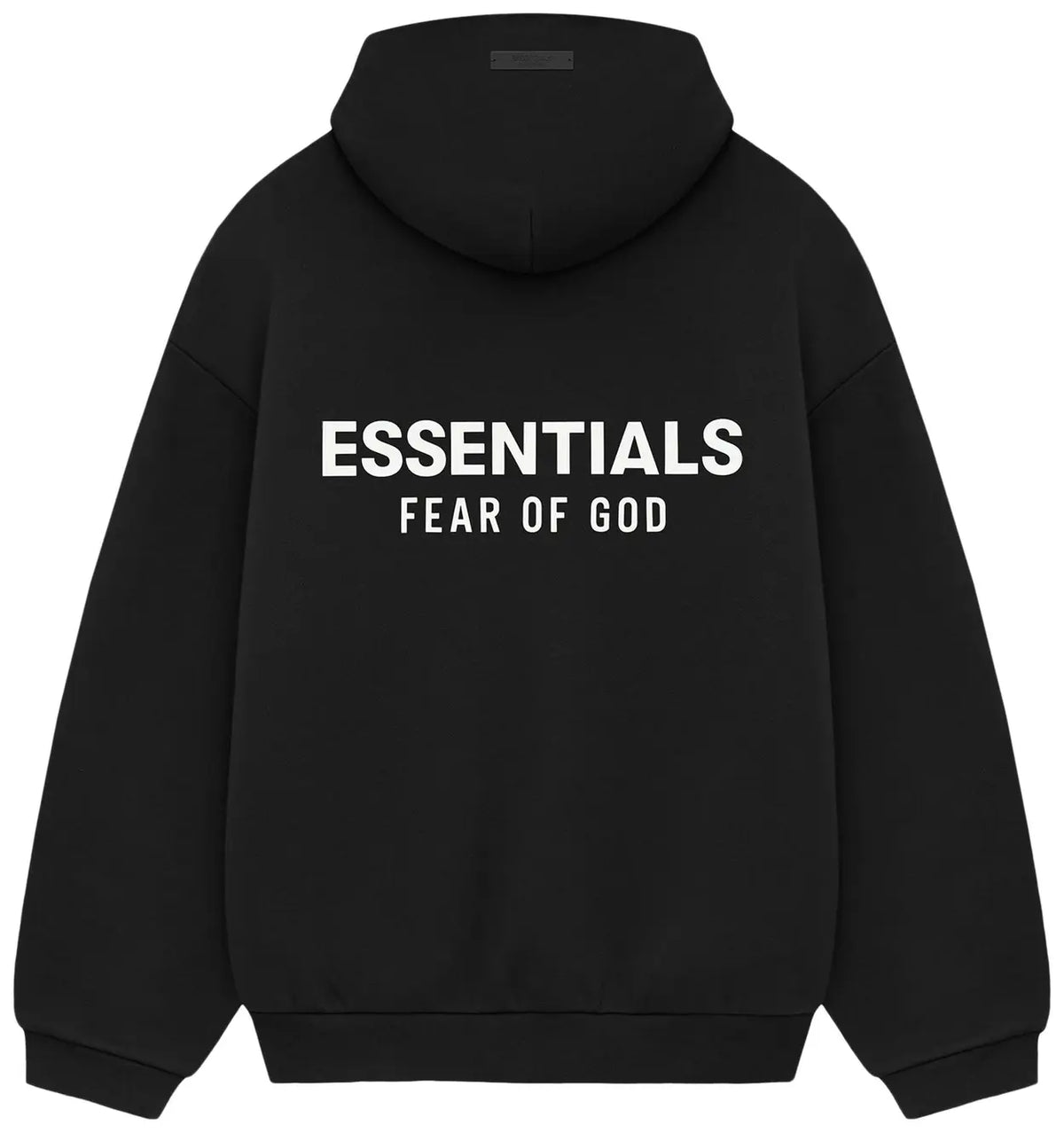 Fear of God Essentials FW24 Fleece Black Hoodie