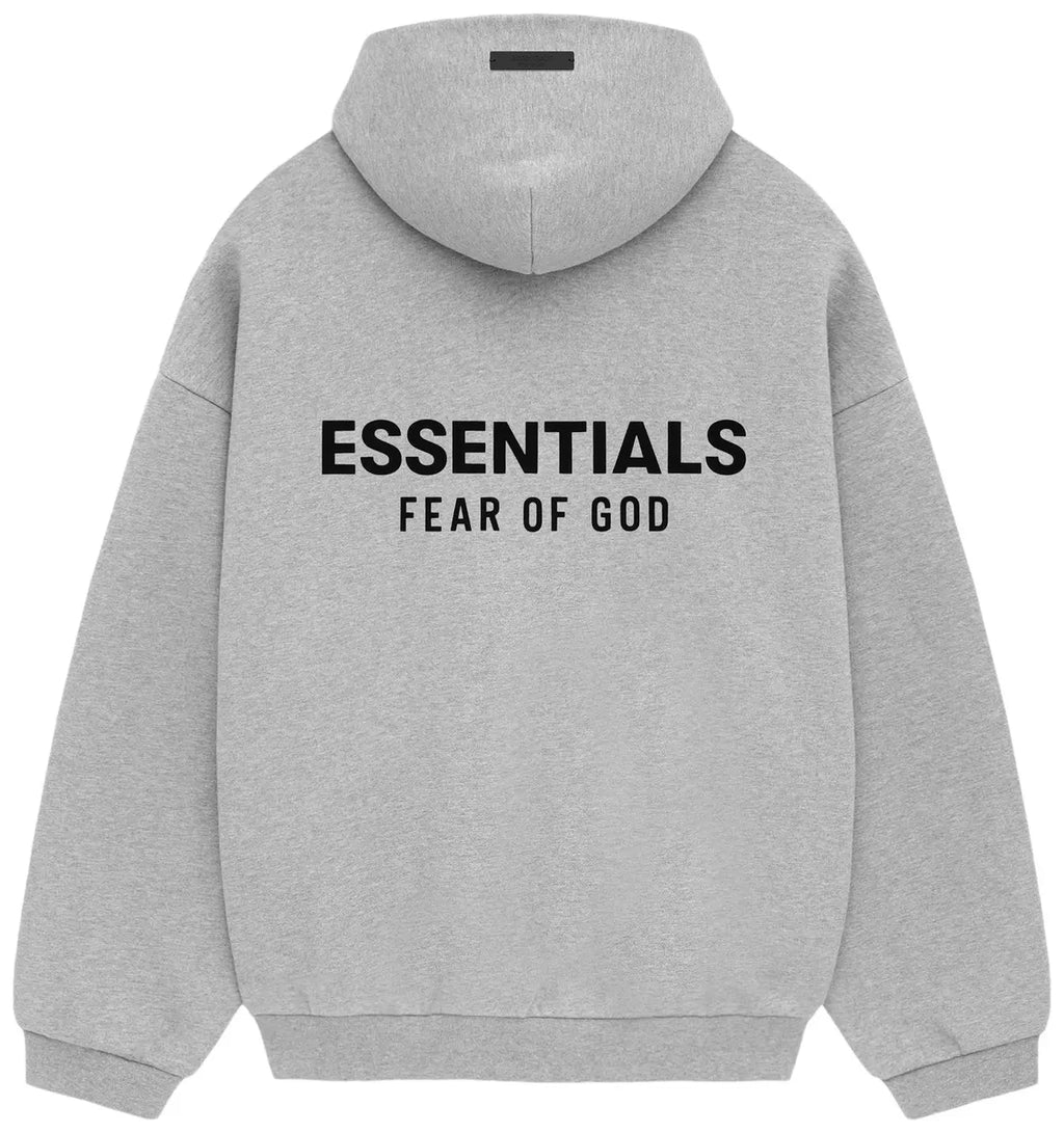 Fear of God Essentials FW24 Fleece Light Heather Grey Full Set
