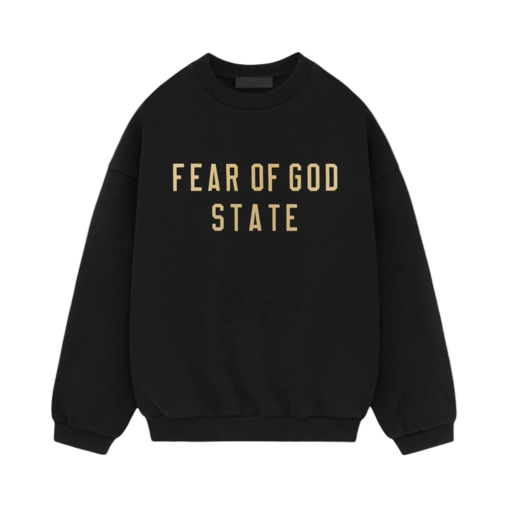 Fear of God Essentials FW24 Yellow/Black State Crewneck