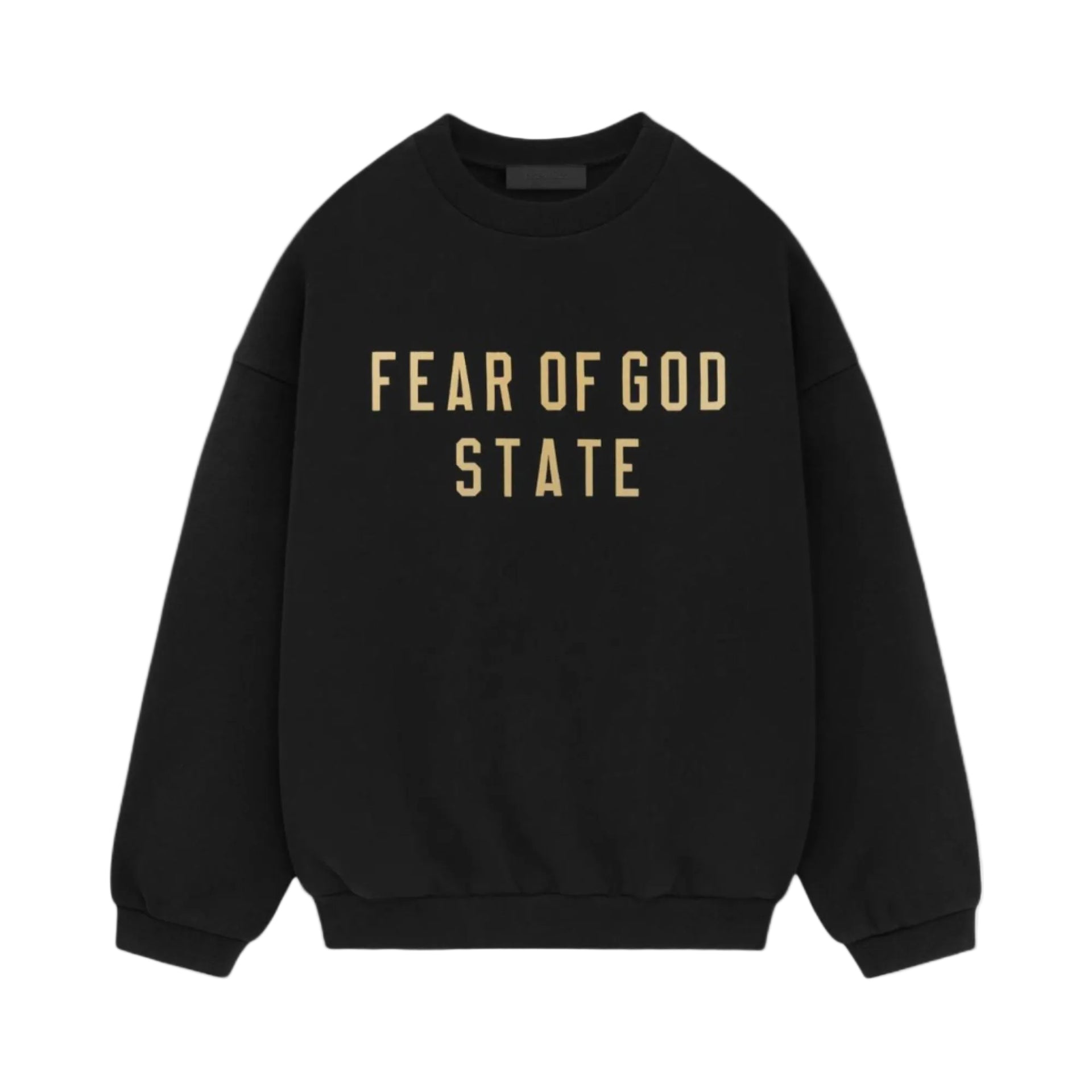 Fear of God Essentials FW24 Yellow/Black State Crewneck