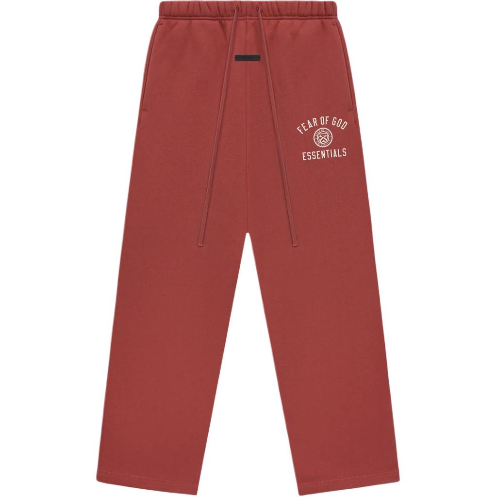 Fear of God Essentials FW24 Crimson Relaxed pants