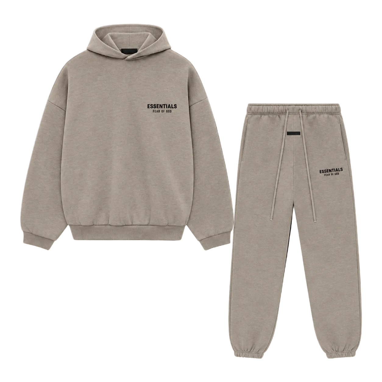 Fear of God Essentials FW24 Fleece Heather Grey Full Set