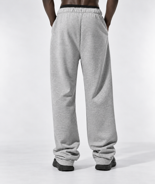 Alo Yoga Accolade Straight-Leg Sweatpants Heather Grey
