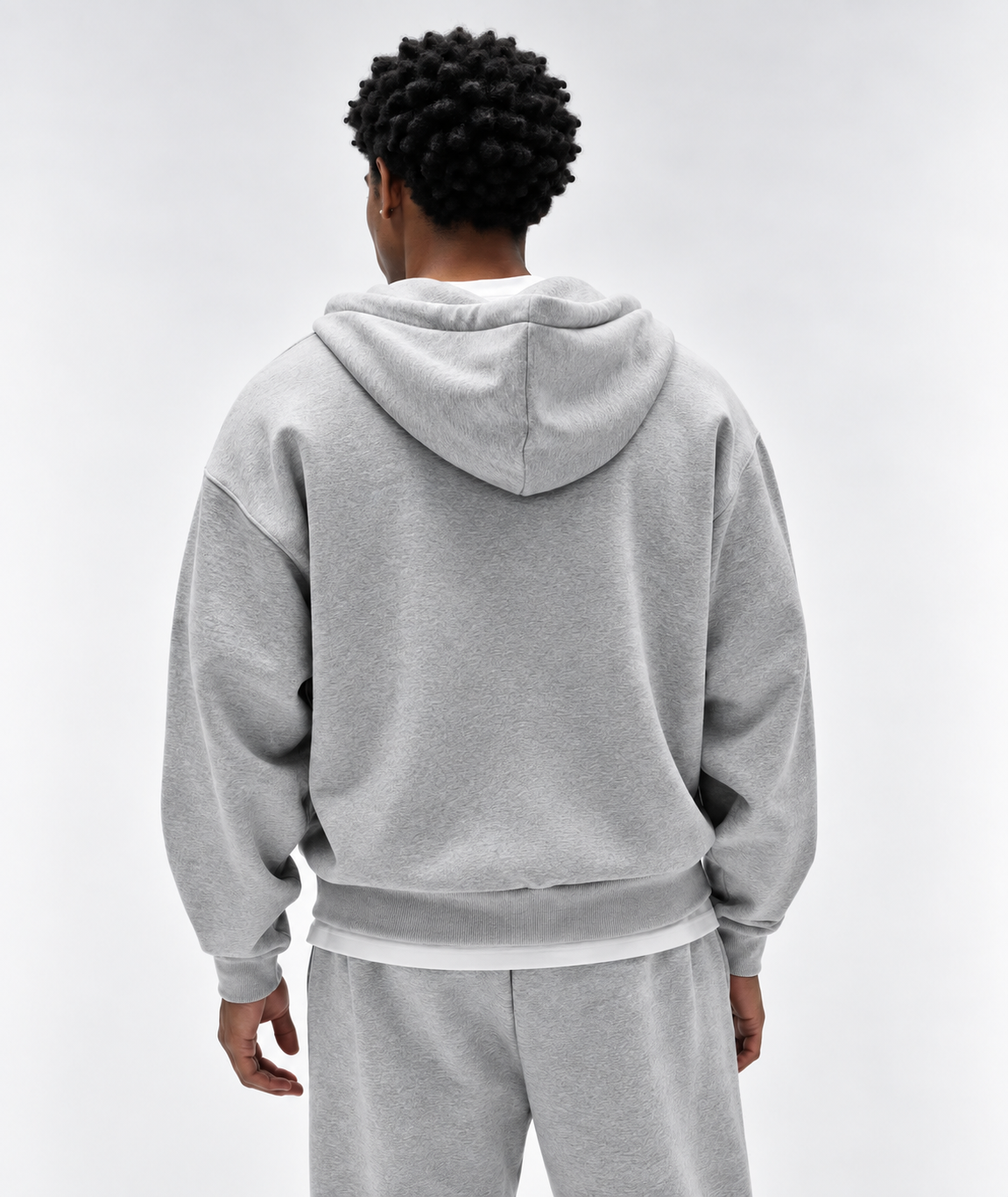Alo Yoga Accolade Full Zip Hoodie Heather Grey