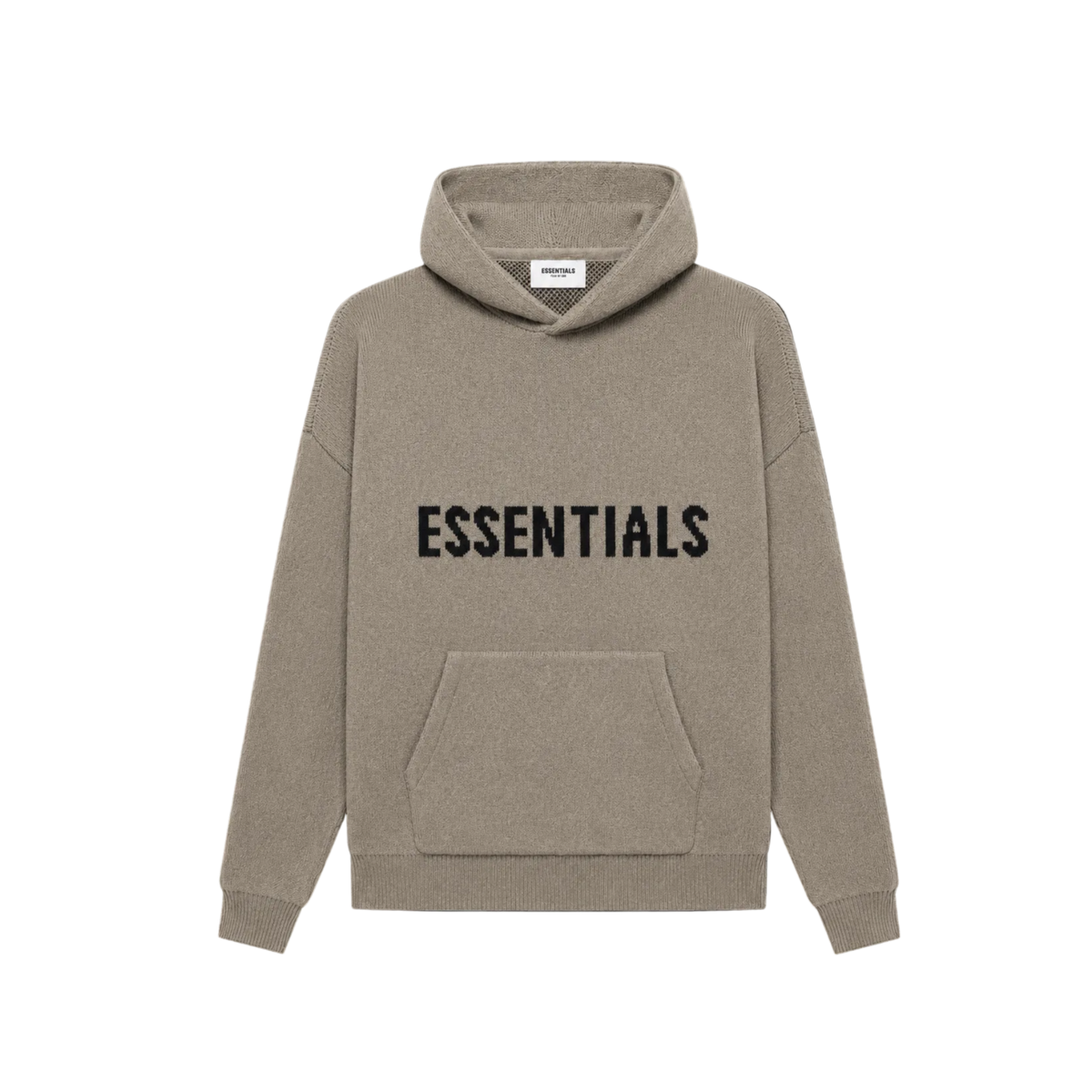 Fear of God Essentials SS21 Knit Hoodie Taupe