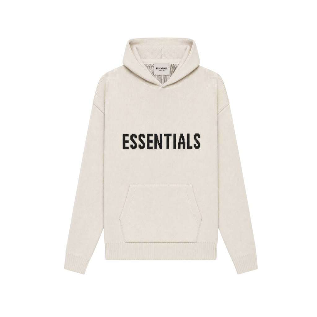 Fear of God Essentials SS21 Knit Hoodie Buttercream