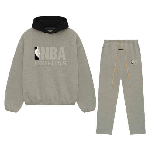 Fear of God Essentials SS25 NBA Warm Heather/Black Full Set