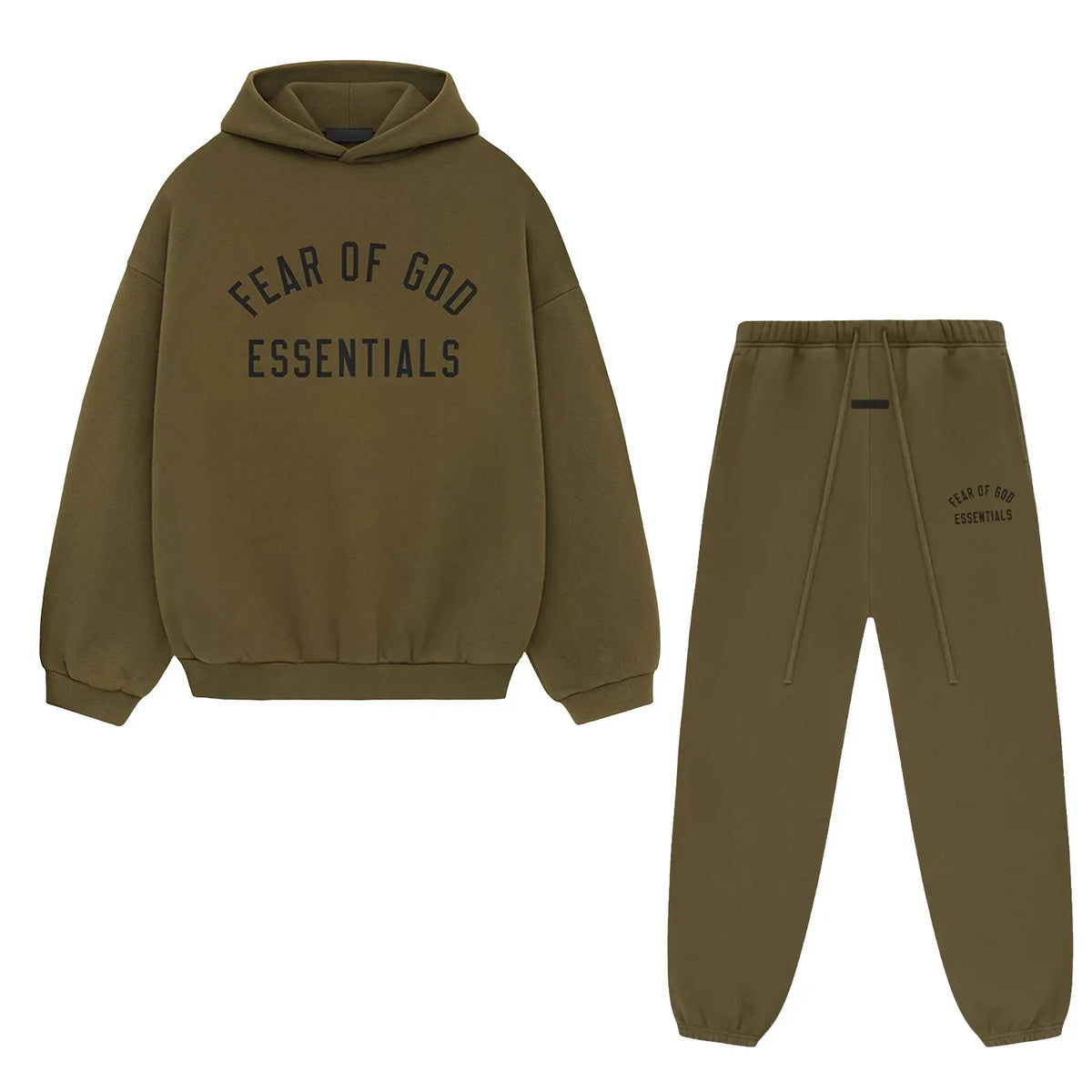 Fear of God Essentials FW24 Olive Full Set