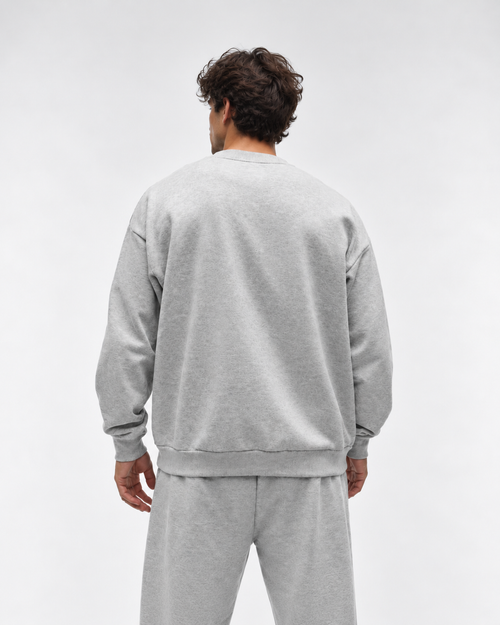 Alo Yoga Accolade Crew Neck Heather Grey
