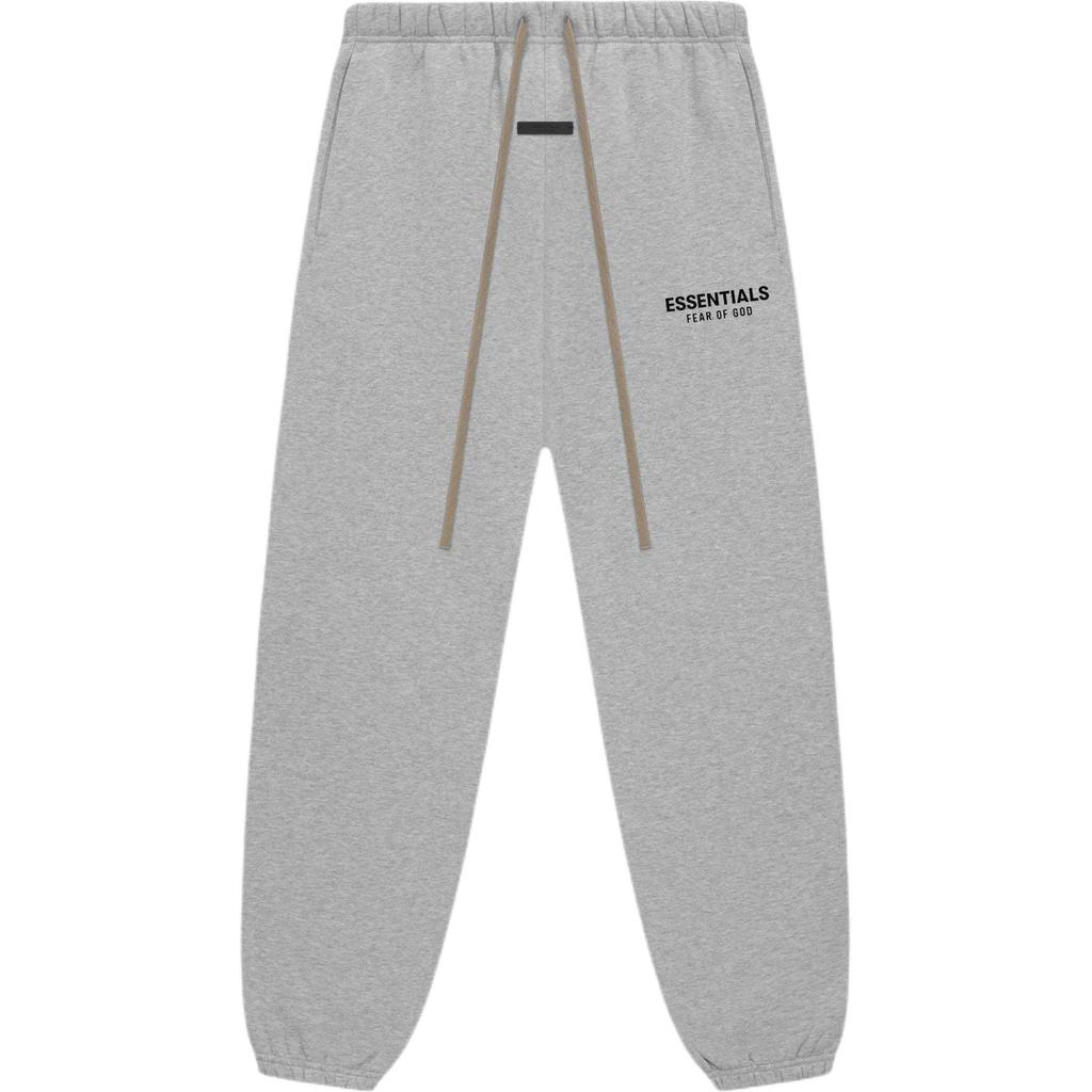 Fear of God Essentials FW24 Fleece Light Heather Grey Relaxed Sweatpants
