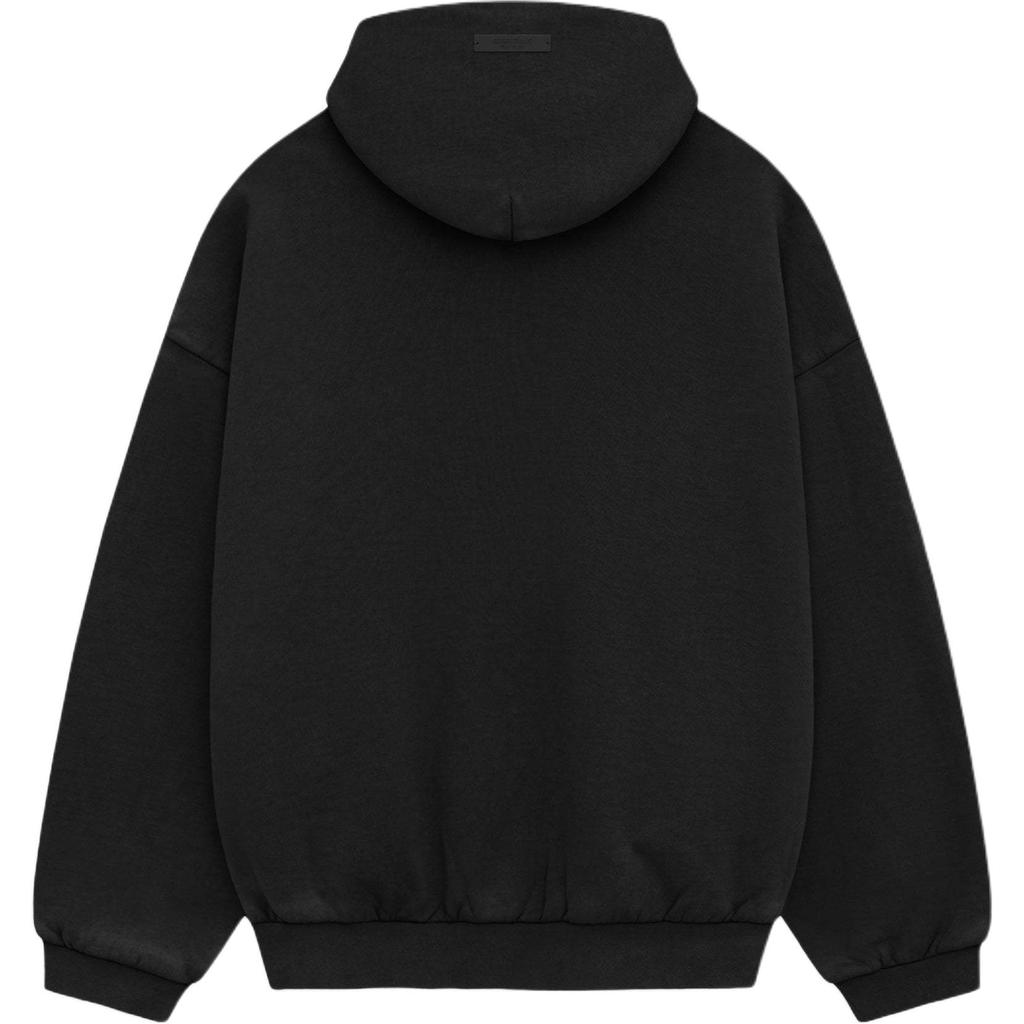 Fear of God Essentials FW24 Heavy Fleece Vintage Shrunken Hoodie Black