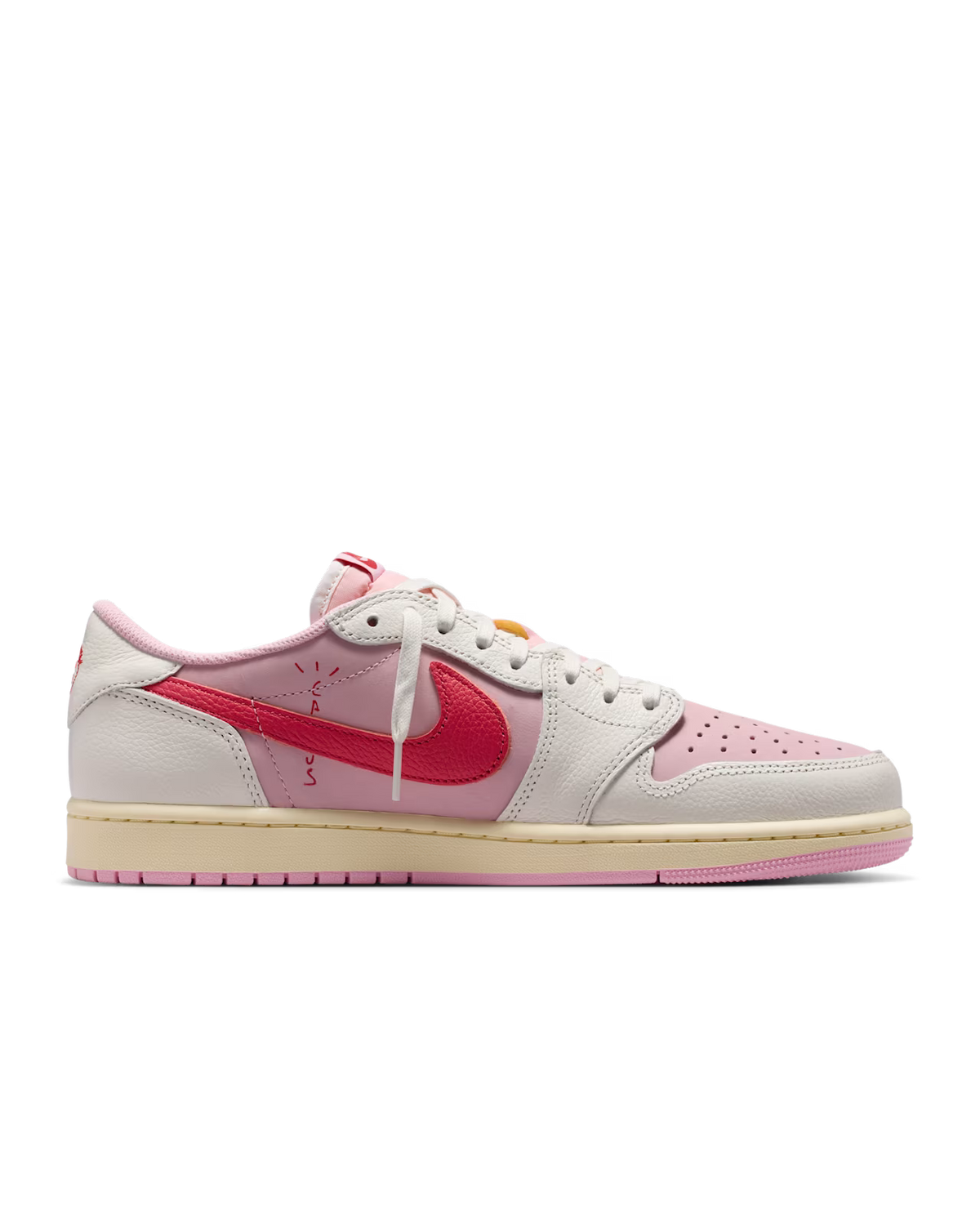Nike Air Jordan 1 Low OG x Travis Scott Shy Pink and Tropical Pink