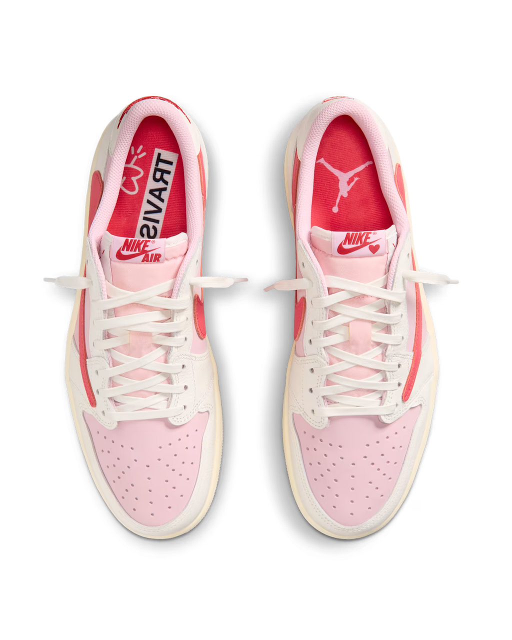 Nike Air Jordan 1 Low OG x Travis Scott Shy Pink and Tropical Pink
