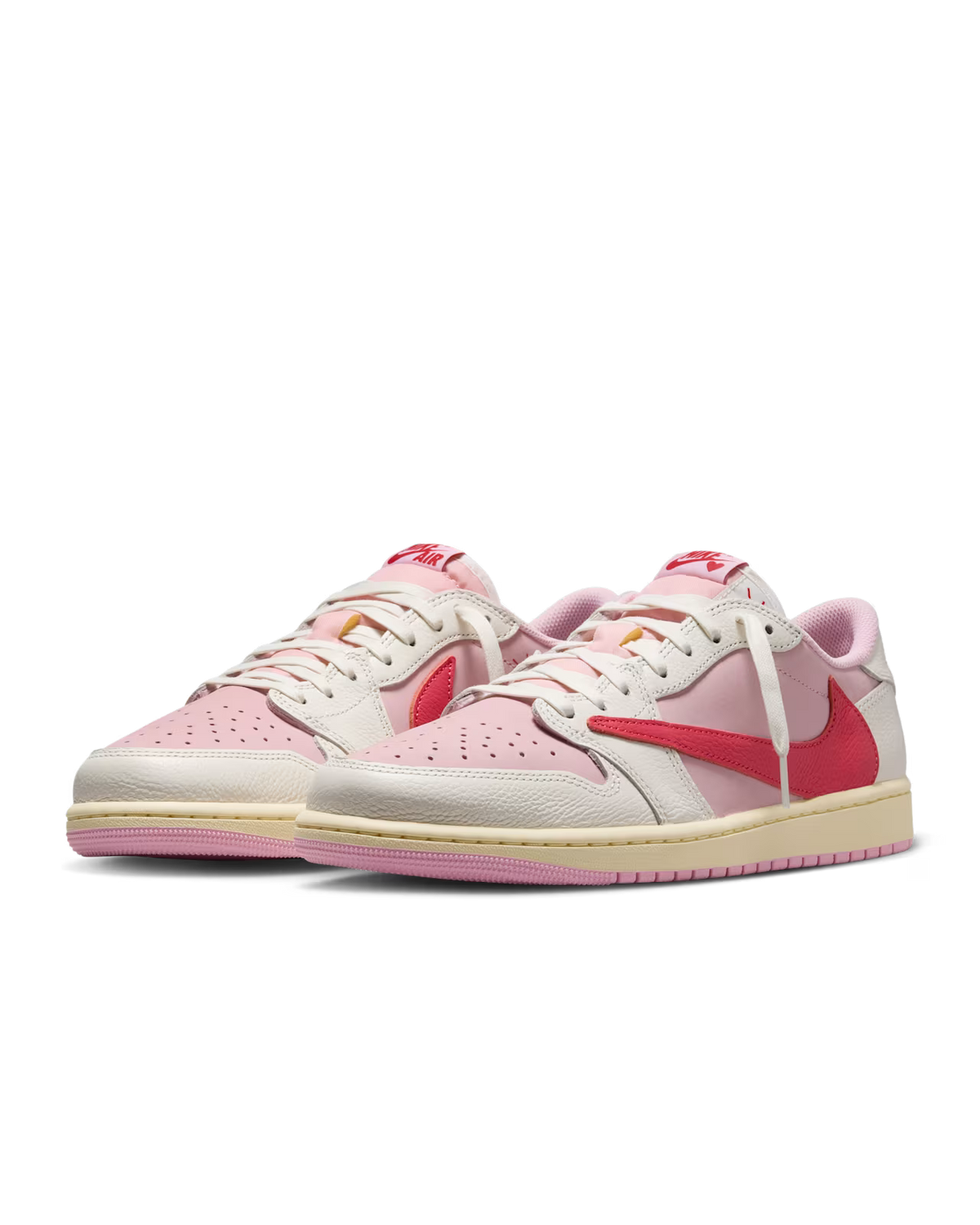 Nike Air Jordan 1 Low OG x Travis Scott Shy Pink and Tropical Pink