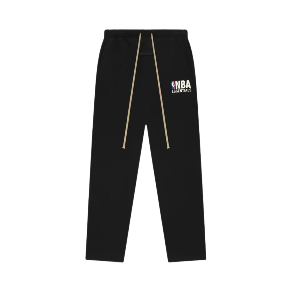 Fear of God Essentials FW24 NBA Black Relaxed Sweatpants