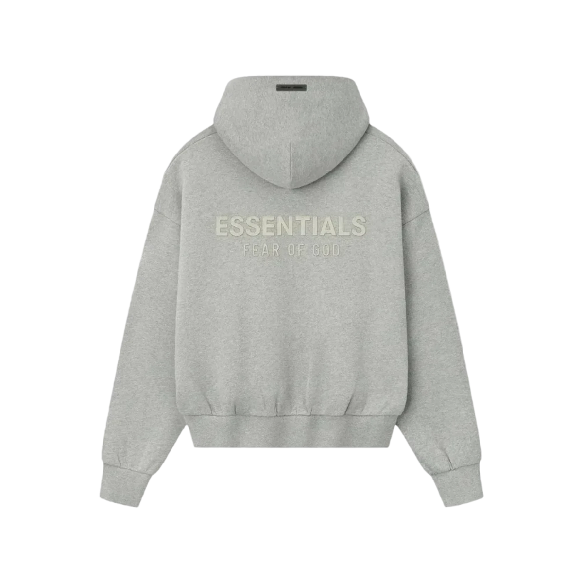 Fear of God Essentials FW25 Classic Fleece Concrete Heather Hoodie