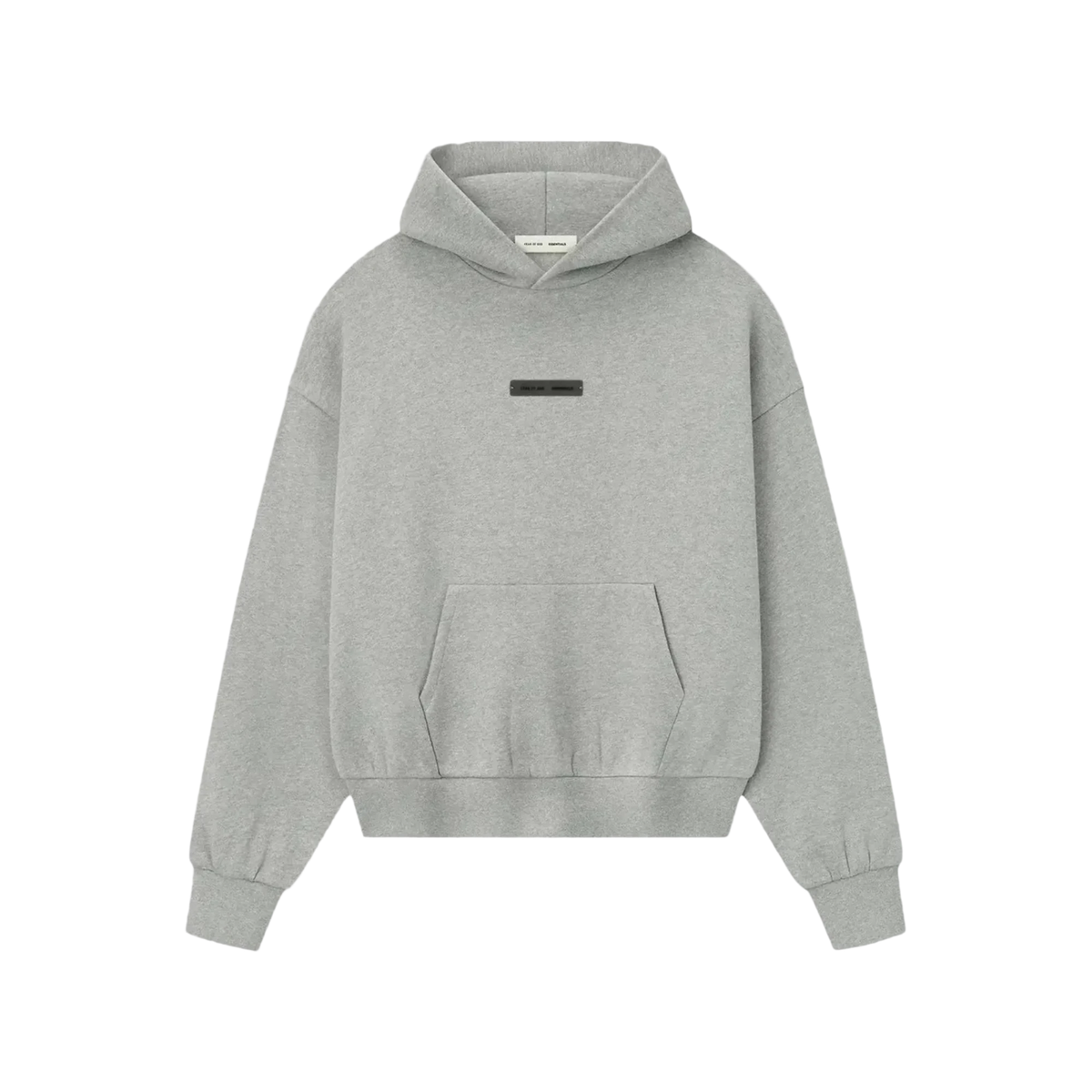 Fear of God Essentials FW25 Classic Fleece Concrete Heather Hoodie