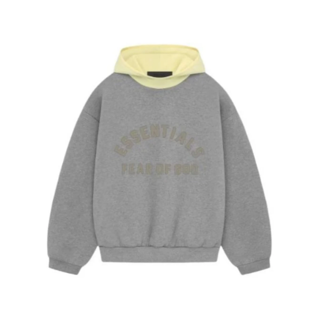 Fear of God Essentials SS24 Nylon Fleece Garden Yellow Hoodie