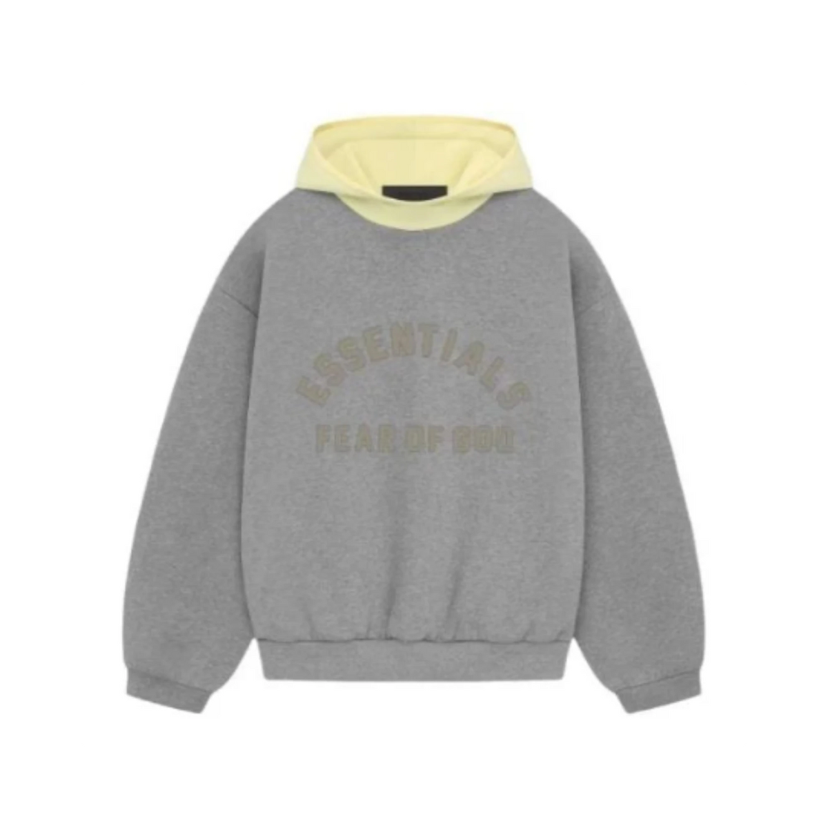 Fear of God Essentials SS24 Nylon Fleece Garden Yellow Hoodie