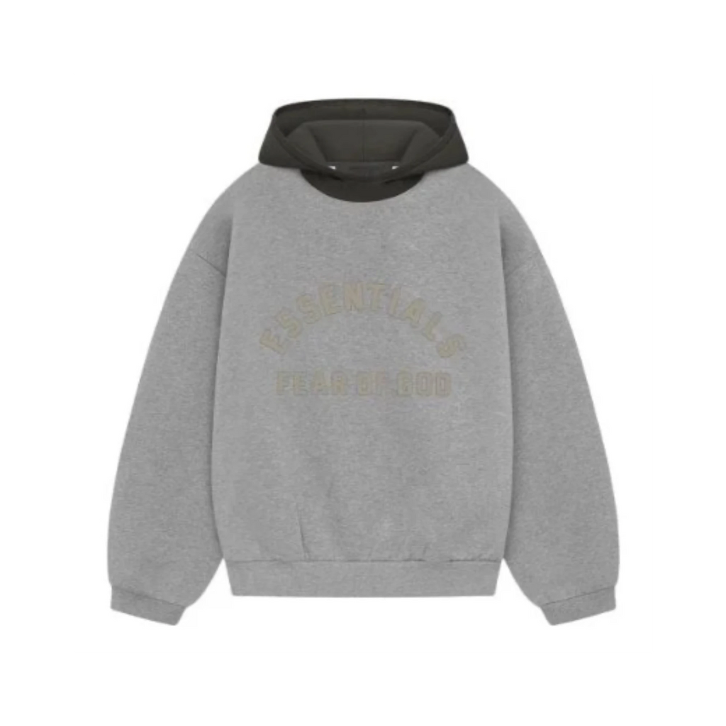Fear of God Essentials SS24 Nylon Fleece Dark Heather Hoodie